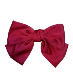 Hair Bows Clips for Women Girls, Red Big Bows Bowknot with French Barrette Hair Clips for Styling Daily Wear