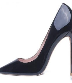 Women Fashion Pointed Toe High Heel Pumps Sexy Slip On Stiletto Party Shoes 12CM/4.72IN
