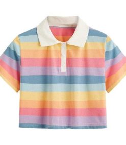Women’s Collar Half Button Short