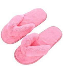 Cozy Plush Flip Flops Slippers