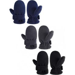3 Pairs Kids Windproof Mitten Gloves