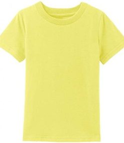 Baby & Kids Heavyweight Short Sleeves Solid Color T-Shirt