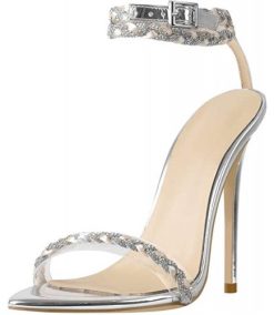 Women’s Point Toe Stiletto Summer Sandals for Evening Party