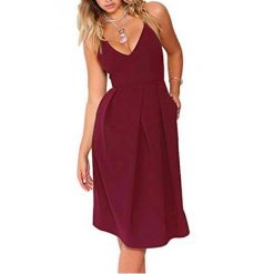 V Neck Adjustable Summer Dress