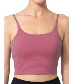 Womens Camisole Sleeveless Seamless Strappy Bralette Tops Bustier Crop