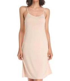 Women Adjustable Spaghetti Strap Dress Camisole Sleeveless Straight Dress, V Neck Full Slips, Petticoats, Underskirts for Under Dresses