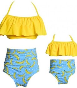 Girls Swimsuit Two Pieces Bikini Set Ruffle