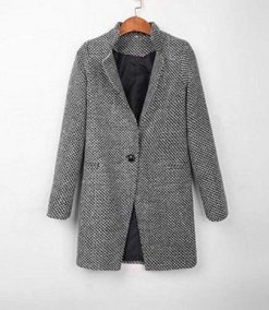 Winter Warm Slim Coat Wool