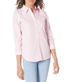 Women’s Long Sleeven Non Iron Broadcloth Shirt
