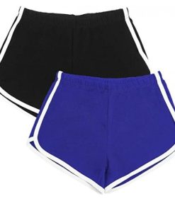 2 Pack Yoga Short Pants Summer Running Athletic Shorts