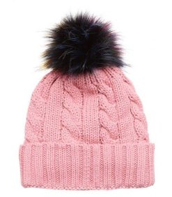 Faux Fur Multi Color Beanie Hat