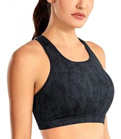 Women’s High Impact Padded Support Sports Bra Full Coverage Wireless Active Bra