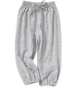 Toddler Baby Boys Girls Soft Slub Cotton Long Bloomers Harem Pants